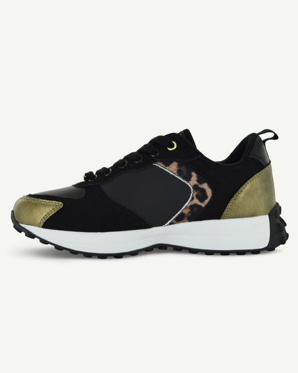 BASTILLE: RETRO RUNNER - BLACK/ANIMAL PRINT