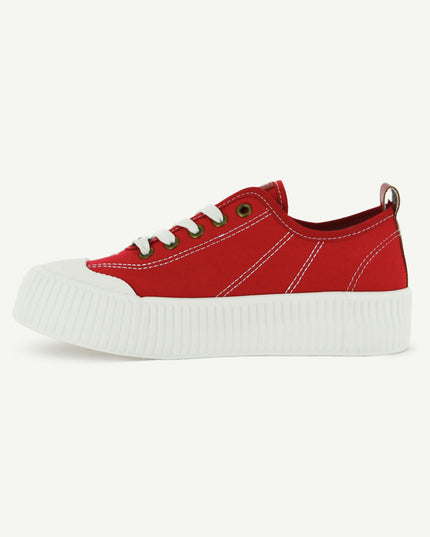 COURT ROYALE: VULCANIZED COURT SHOE - RED