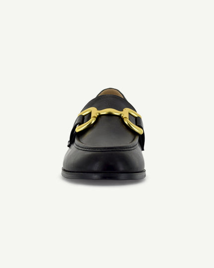 GEORGINA: CLASSIC LOAFER - BLACK
