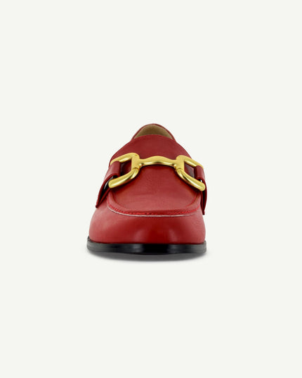 GEORGINA: CLASSIC LOAFER - CARDINAL