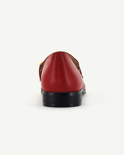 GEORGINA: CLASSIC LOAFER - CARDINAL