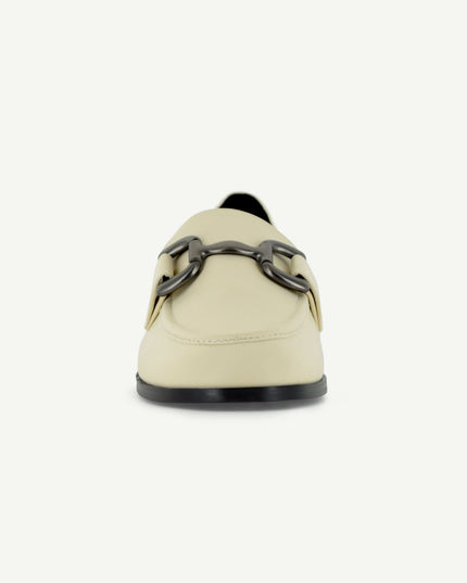GEORGINA: CLASSIC LOAFER - ECRU