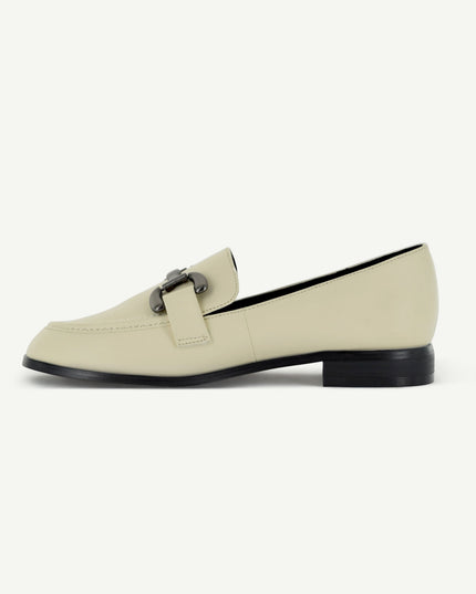 GEORGINA: CLASSIC LOAFER - ECRU