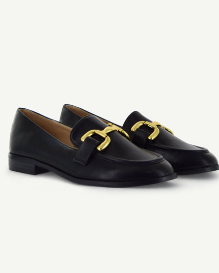GEORGINA: CLASSIC LOAFER - BLACK