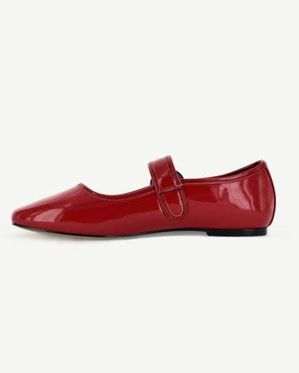 MARIANA: FLAT MARY JANE - RED