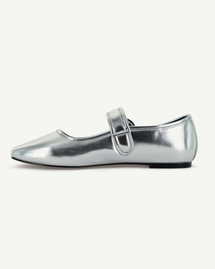MARIANA: FLAT MARY JANE - SILVER