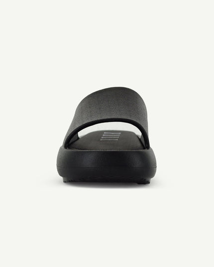 ST. TROPEZ: PLATFORM SLIDE WOMEN - BLACK