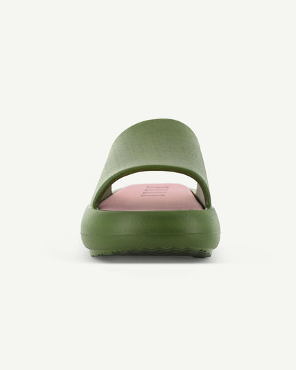 ST. TROPEZ: PLATFORM SLIDE - OLIVE