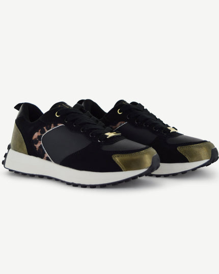 BASTILLE: RETRO RUNNER - BLACK/ANIMAL PRINT