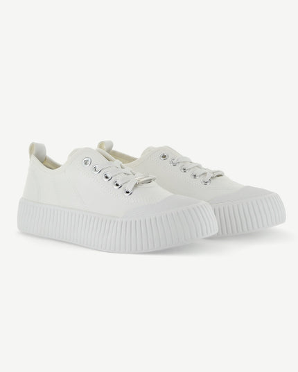 COURT ROYALE: VULCANIZED COURT SHOE - WHITE
