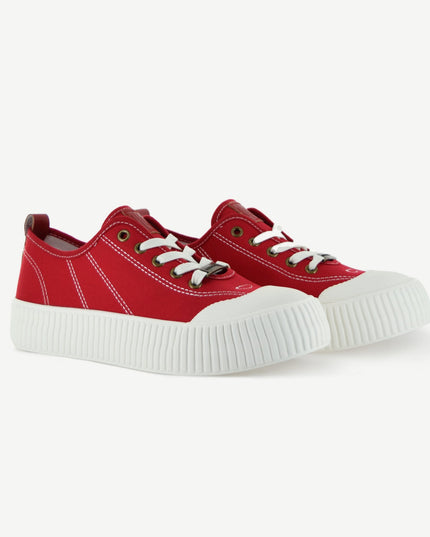 COURT ROYALE: VULCANIZED COURT SHOE - RED