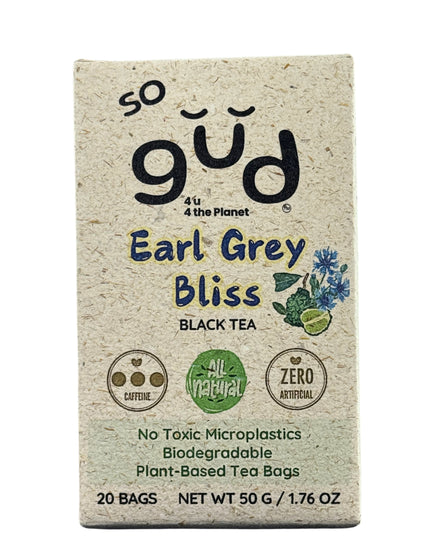 Earl Grey Bliss Black Tea | Plant-based Tea Bags
