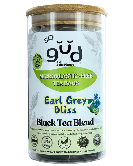 Earl Grey Bliss Black Tea | Plant-based Tea Bags