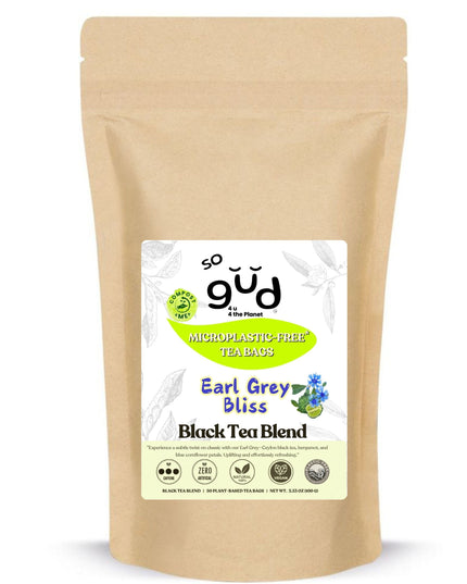 Earl Grey Bliss Black Tea | Plant-based Tea Bags