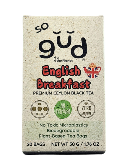 English Breakfast Single Estate Ceylon Black Tea | Plant-based Tea Bags