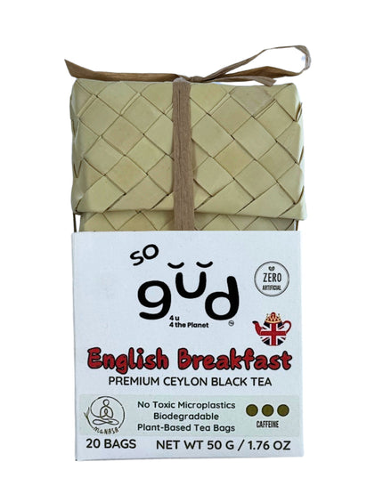 English Breakfast Single Estate Ceylon Black Tea | Plant-based Tea Bags