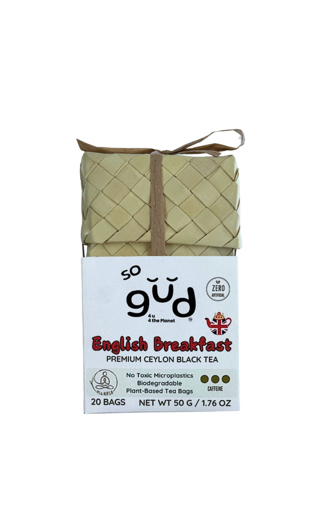 English Breakfast Single Estate Ceylon Black Tea | Plant-based Tea Bags