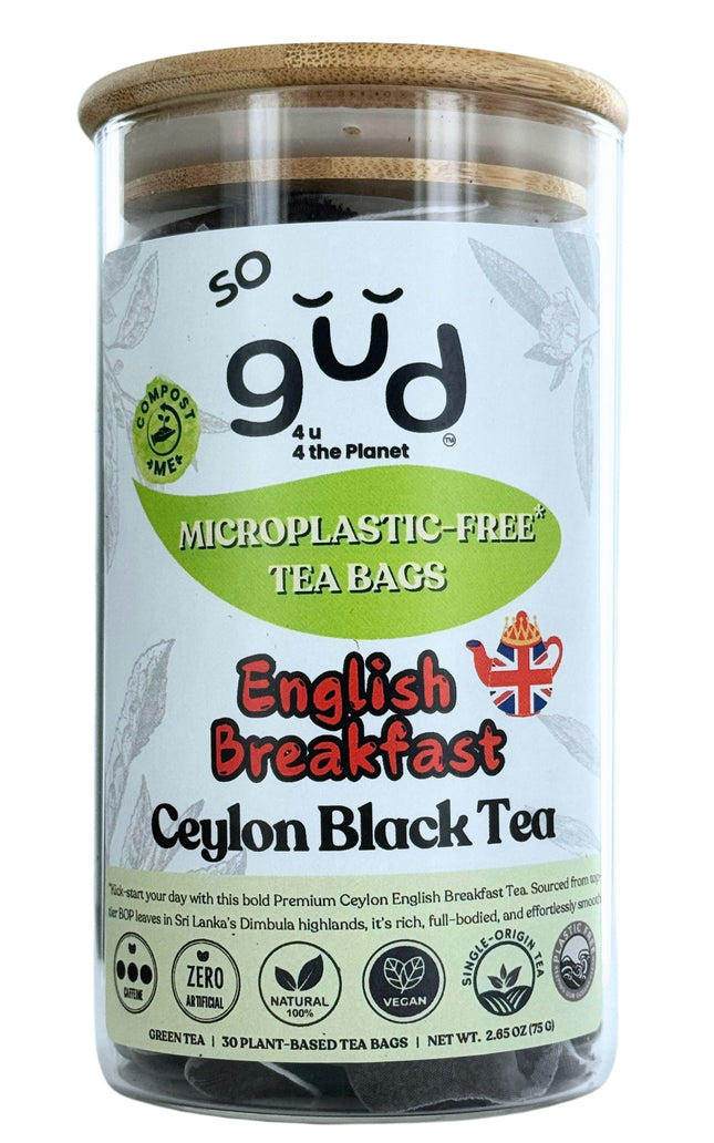 English Breakfast Single Estate Ceylon Black Tea | Plant-based Tea Bags