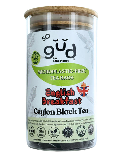 English Breakfast Single Estate Ceylon Black Tea | Plant-based Tea Bags