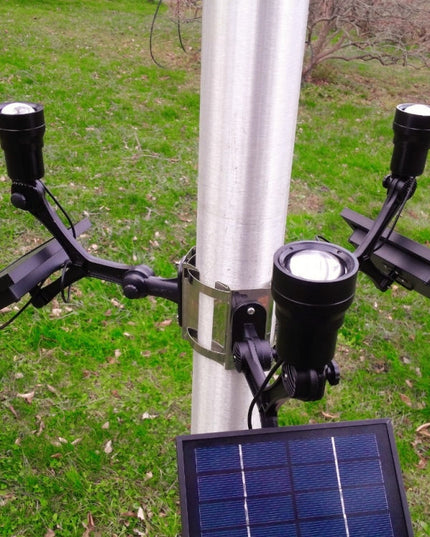 Extreme Commercial Solar Flagpole Light CREE