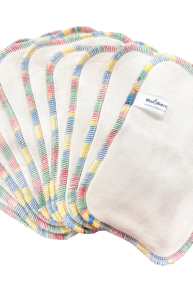 Organic Bamboo Velour Wipes - 10-pack