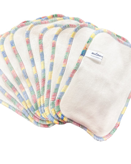 Organic Bamboo Velour Wipes - 10-pack