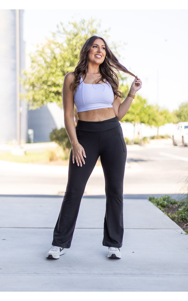 Ready to Ship | The Deluxe Paige Fold-over, Sculpting Leggings - Luxe Leggings by Julia Rose®