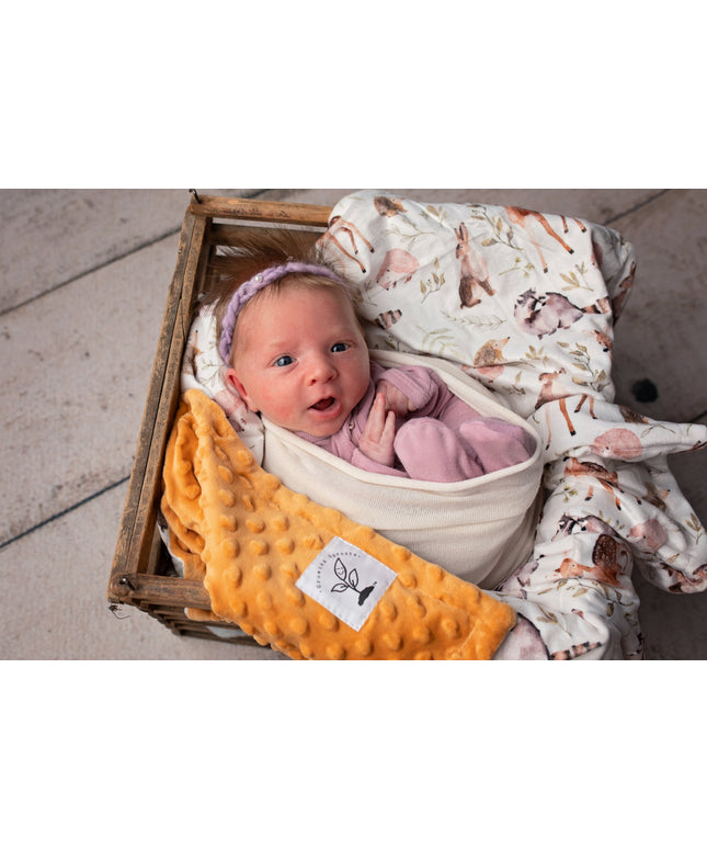 Forest Friends Minky Blanket