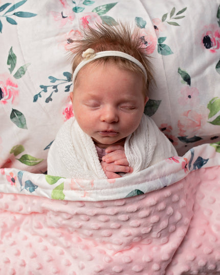 Flowers Forever Minky Blanket