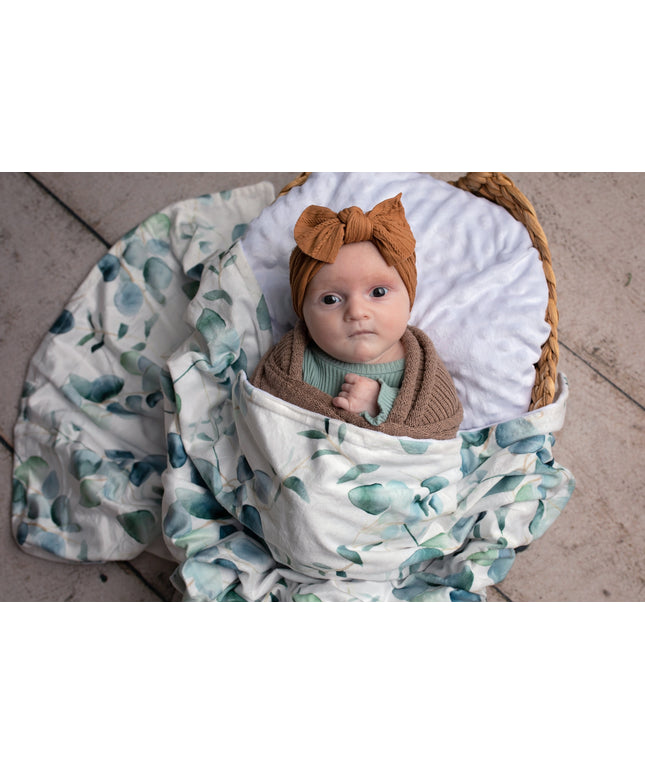 Eucalyptus Embrace Minky Blanket