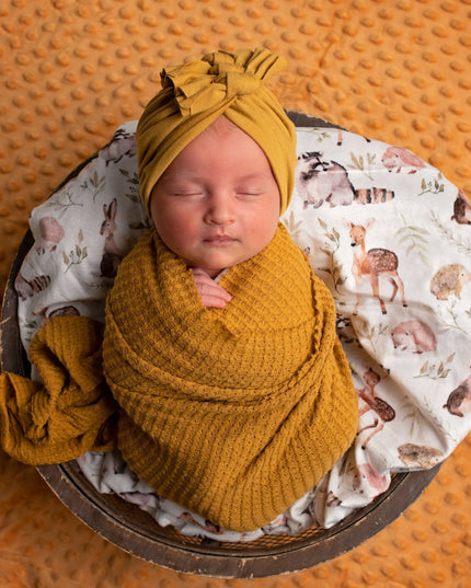 Forest Friends Minky Blanket