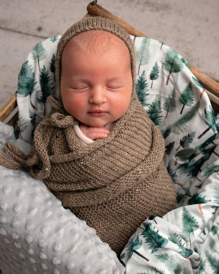 Woodland Whispers Minky Blanket – Ultra-Soft Forest-Inspired Comfort