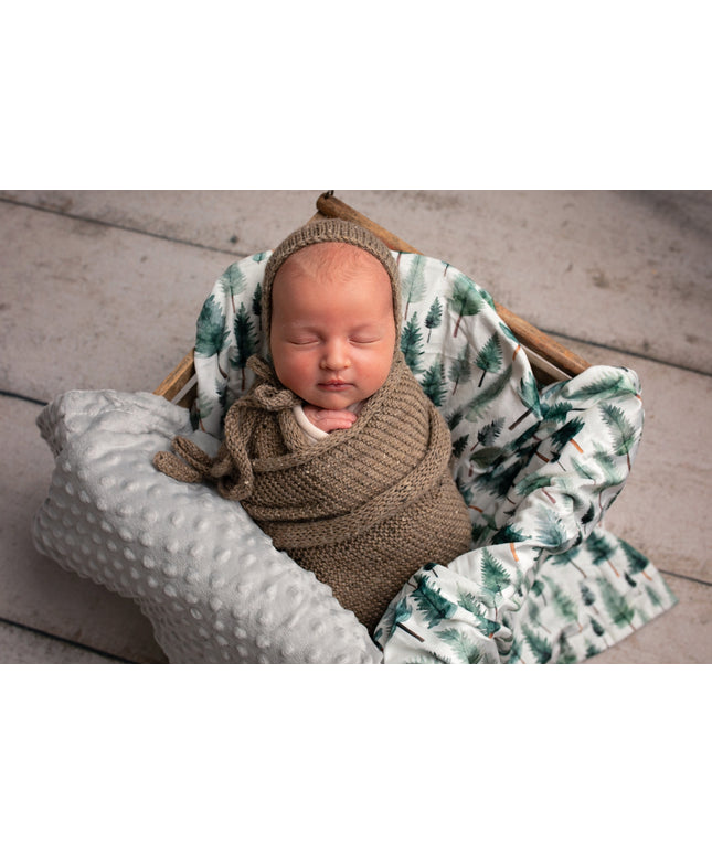 Woodland Whispers Minky Blanket – Ultra-Soft Forest-Inspired Comfort