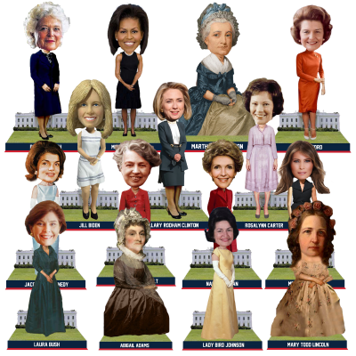 First Lady White House Base Bobbleheads (Presale)