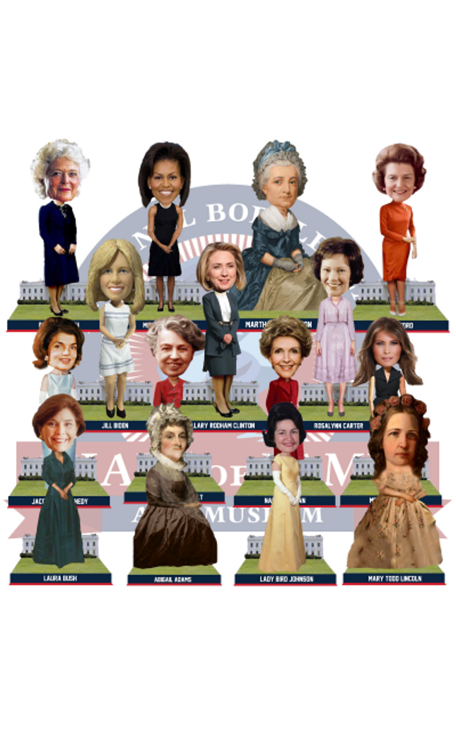 First Lady White House Base Bobbleheads (Presale)