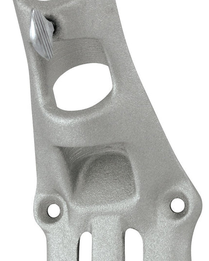 Aluminum 1" Flagpole Bracket - Silver