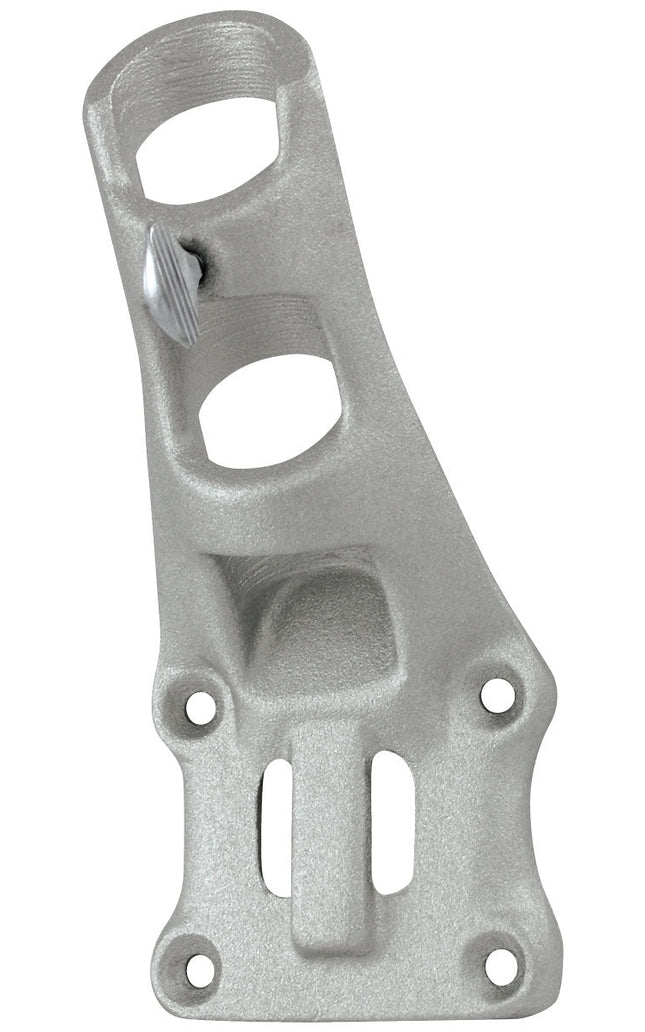 Aluminum 1" Flagpole Bracket - Silver