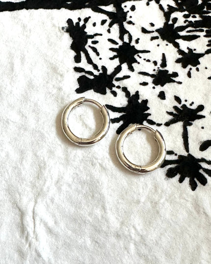 Sterling Silver Huggie Hoop Earrings