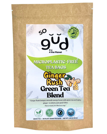 Ginger Rush Green Tea Blend | Plant-based Tea Bags