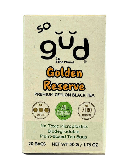 Golden Reserve Black Tea | Plant-based Tea Bags