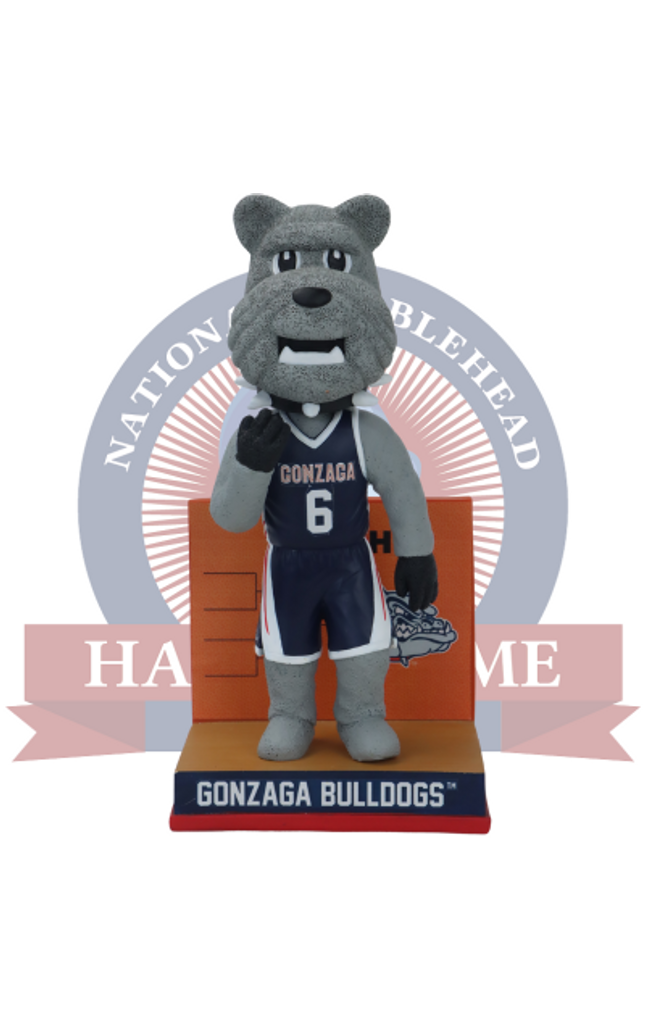 Gonzaga Bulldogs Basketball Spike the Bulldog Dancing in March Bobblehead