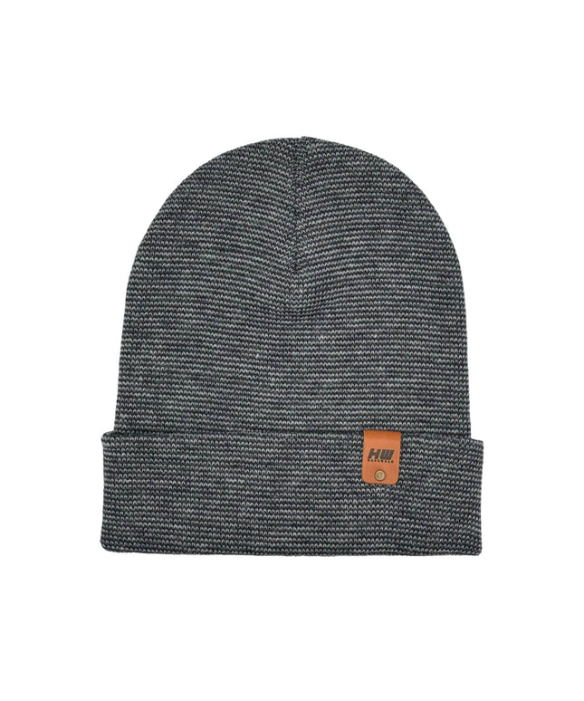 HAAKWEAR Classic Fusion Cuffed Beanie - Gray / Denim, Made in USA