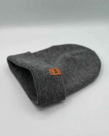 HAAKWEAR Classic Fusion Cuffed Beanie - Gray / Denim, Made in USA