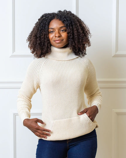 Turtleneck Raglan Kanga Sweater