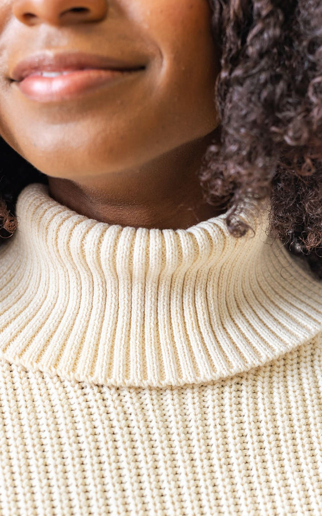 Turtleneck Raglan Kanga Sweater