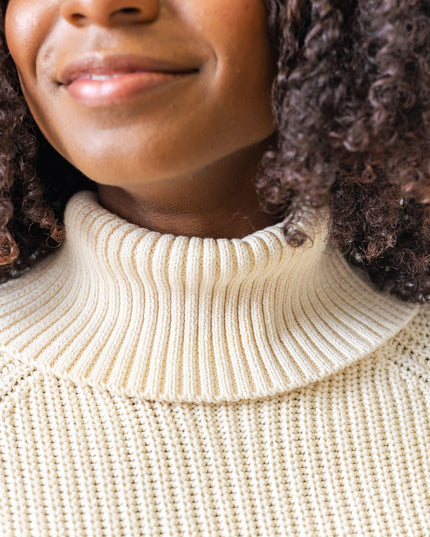 Turtleneck Raglan Kanga Sweater