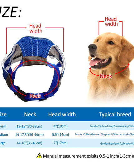 Dog Sun Protection Cap - Adjustable Baseball Hat for All Breeds