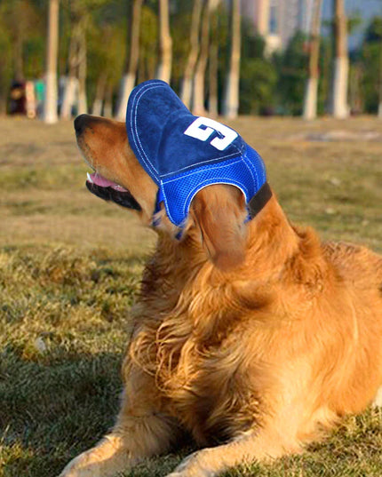 Dog Sun Protection Cap - Adjustable Baseball Hat for All Breeds