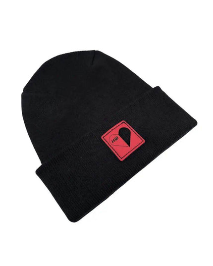 Love-Inspired H-Stitch Beanie – Black | Limited Edition