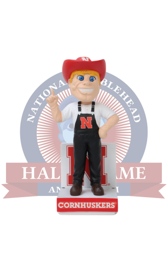 Herbie Husker Nebraska Cornhuskers Mascot Bobblehead